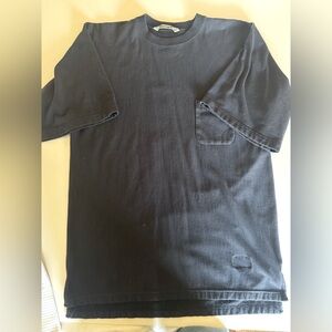 Nanamica navy oversized pocket tee